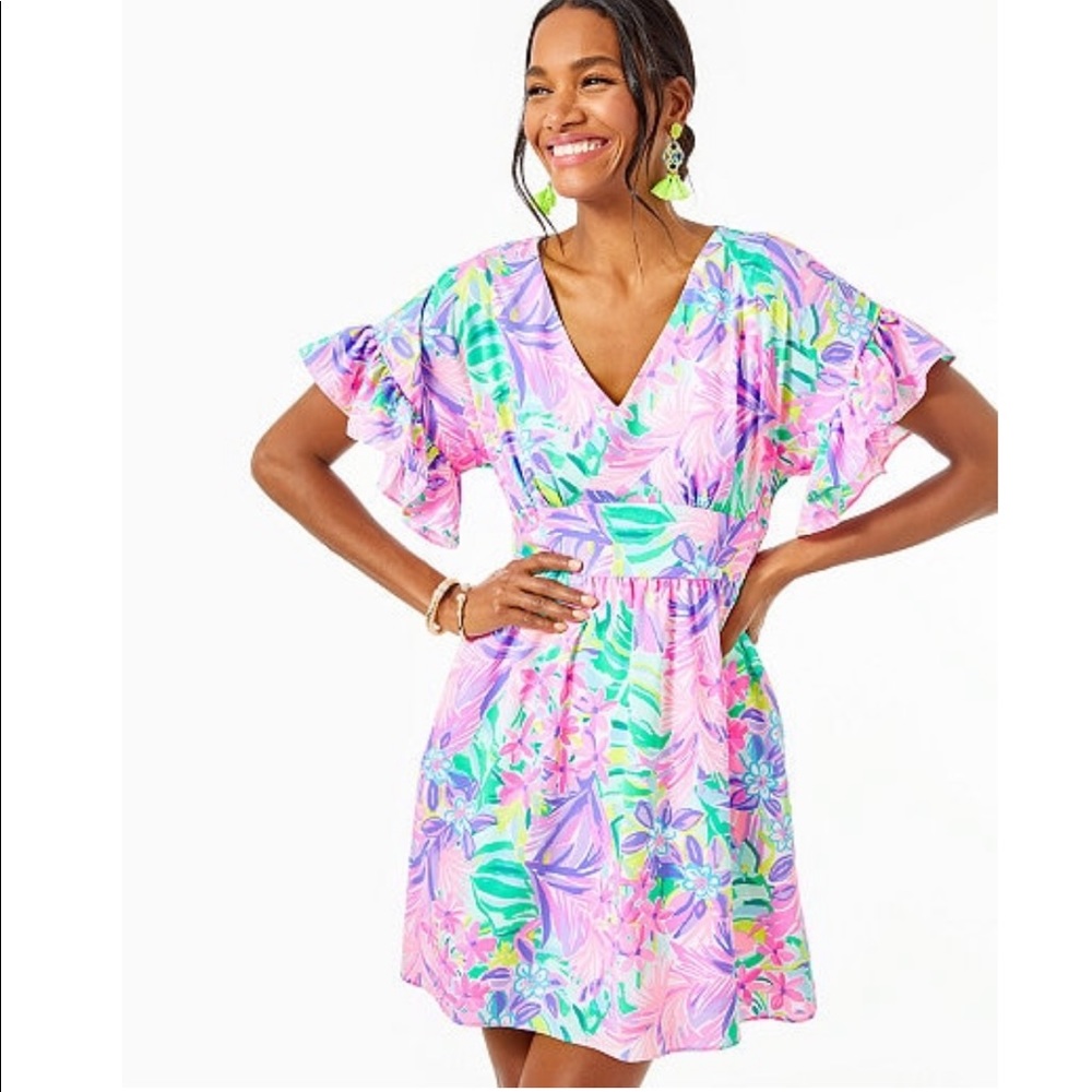 Lilly Pulitzer Blaire Fit and Flare Stretch Dress